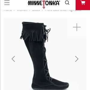🌟Minnetonka lace up boots